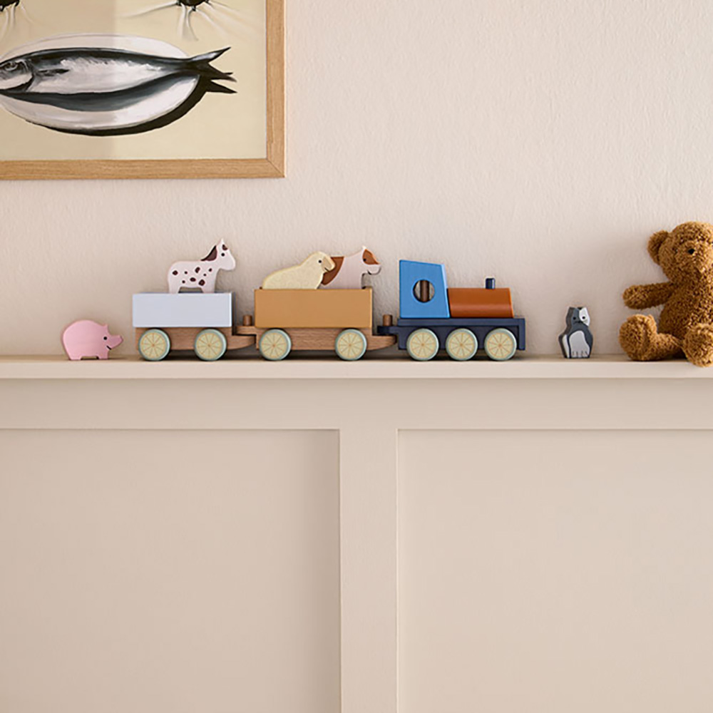 Kids Concept Tog med bondegårdsdyr