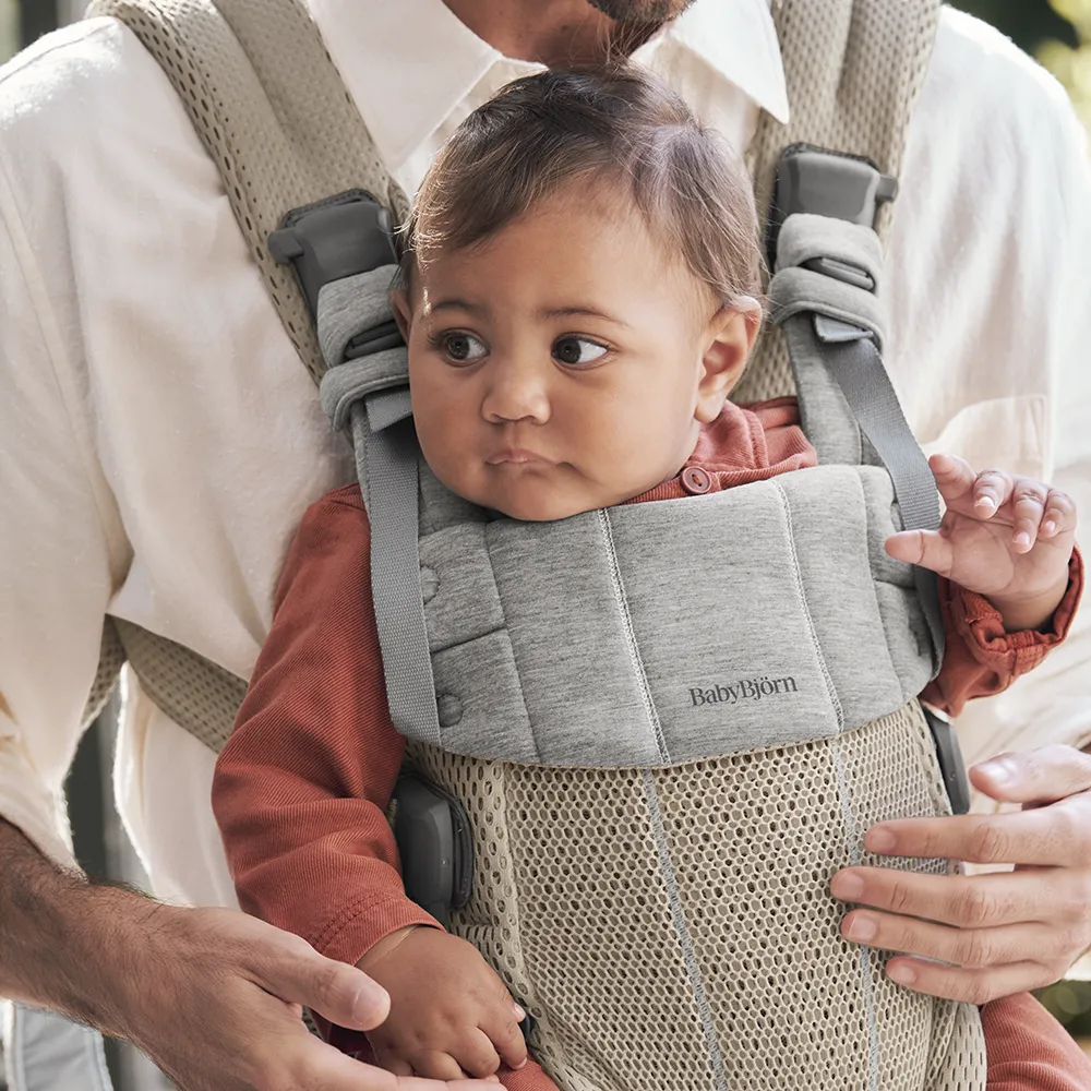 Babybjörn bæresele Harmony 3D Mesh Grey Beige