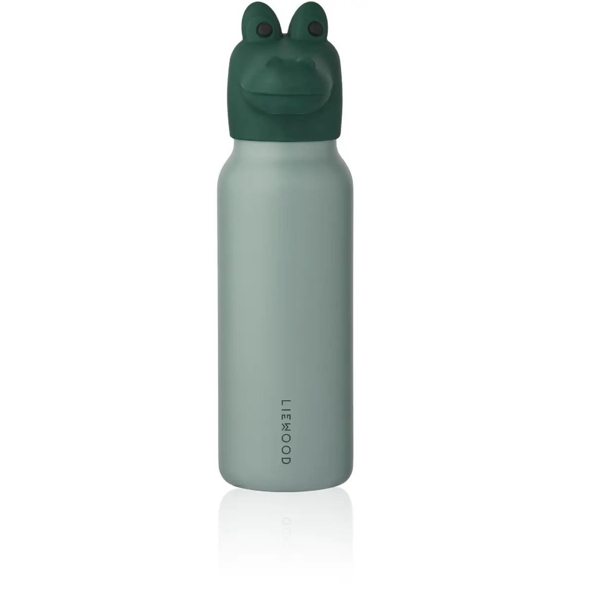 Liewood Falk-drikkedunk med krokodille – 350 ml – Peppermint / Garden Green