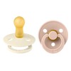 BIBS dug 2-pak 6-18m Ivory/Blush