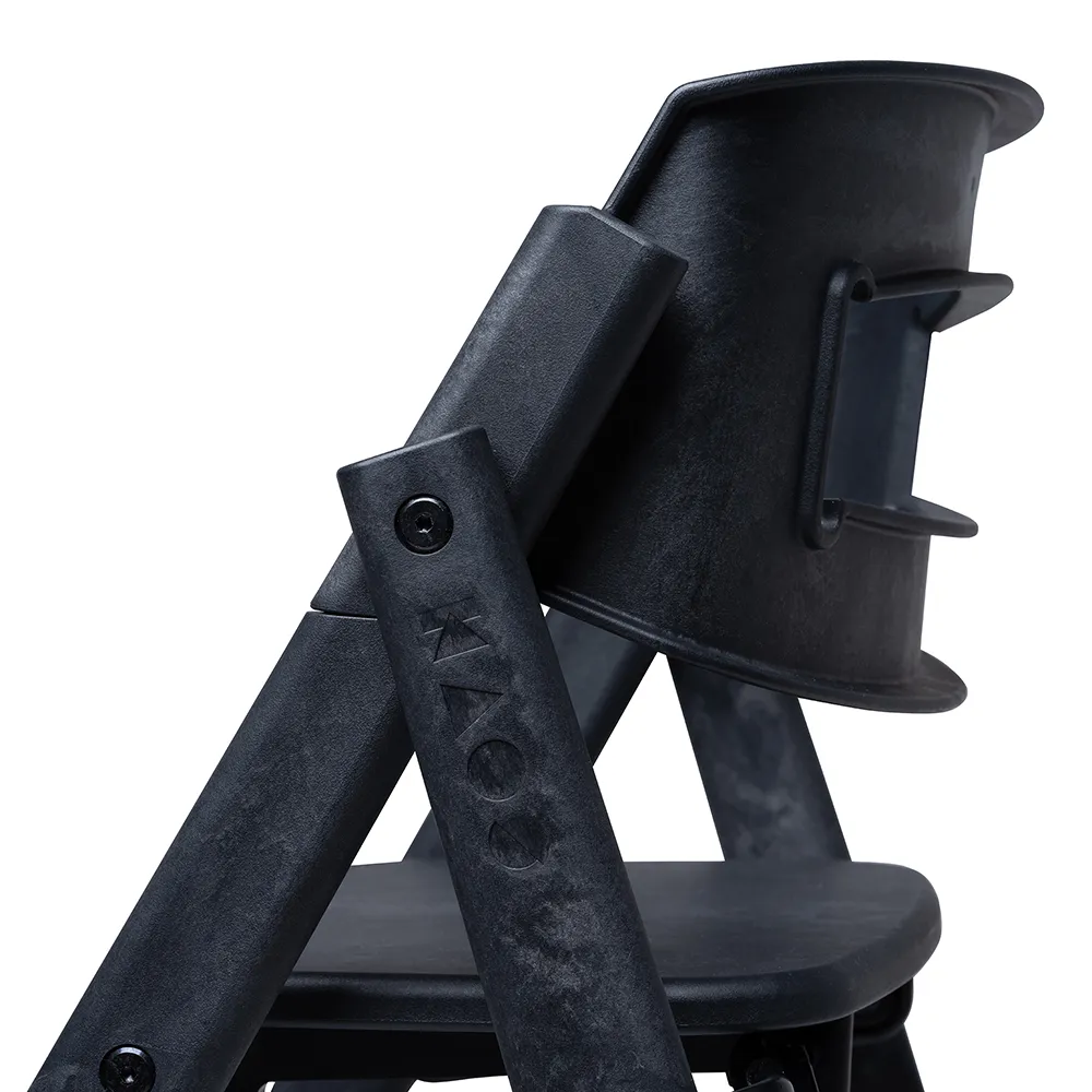 Kaos Klapp Højstol genbrugsplast Charcoal Black