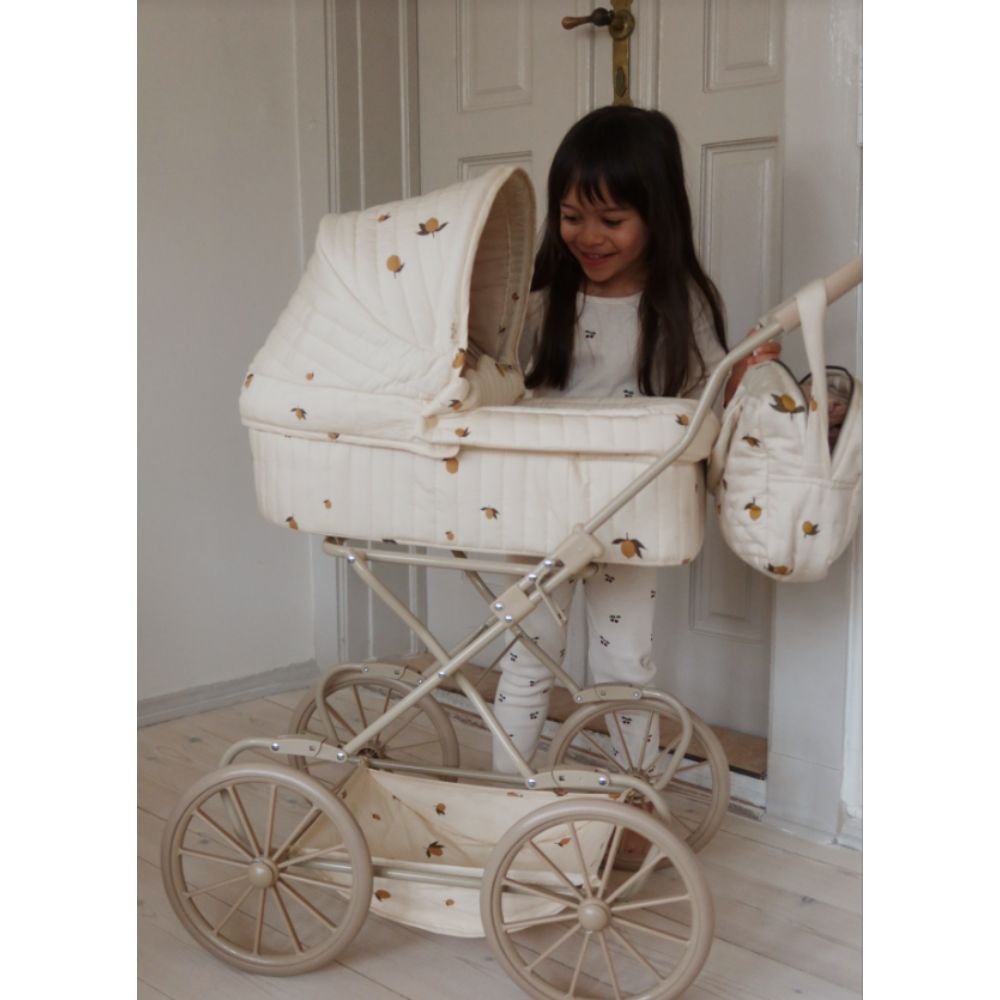 Konges Sløjd Doll Pram Lemon- One Size