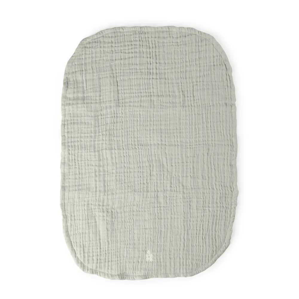 Sebra Pusleunderlag 2-pak muslin green