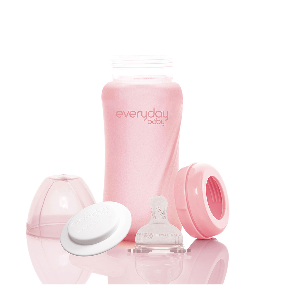 Everyday Baby sutteflaske Healthy + 240 ml - Rose Pink