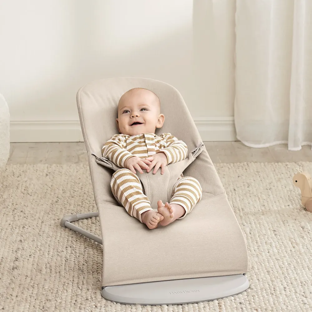 Babybjörn Babysitter Bliss woven Melange Light beige