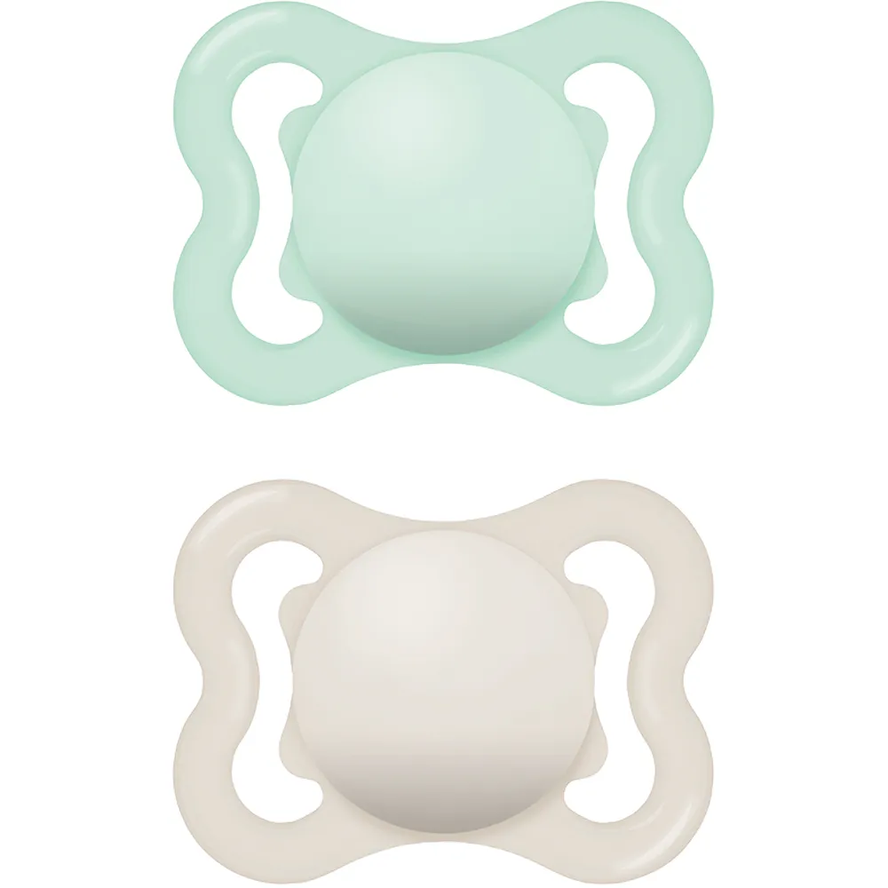 MAM Air Silikone 0-6 måneder Blå 2-pack