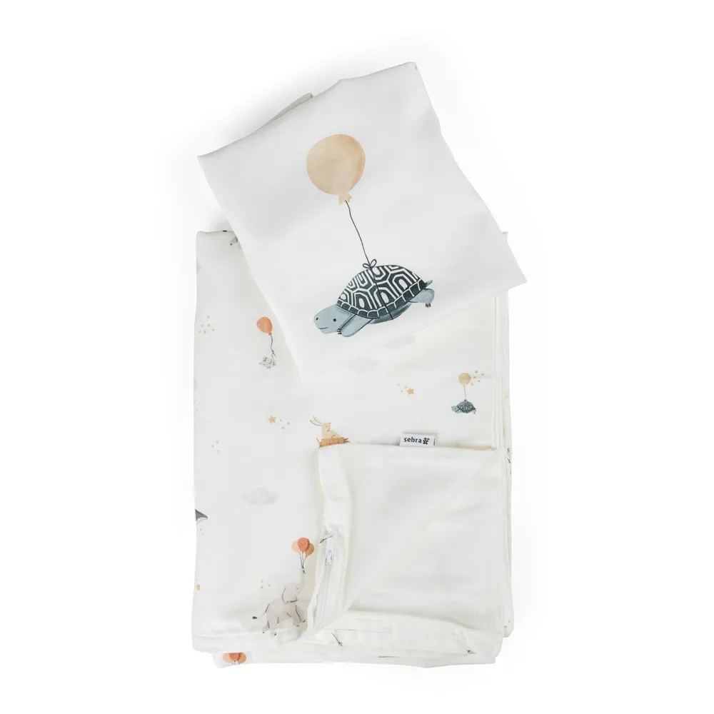 Sebra juniorsengetøj World of Sebra