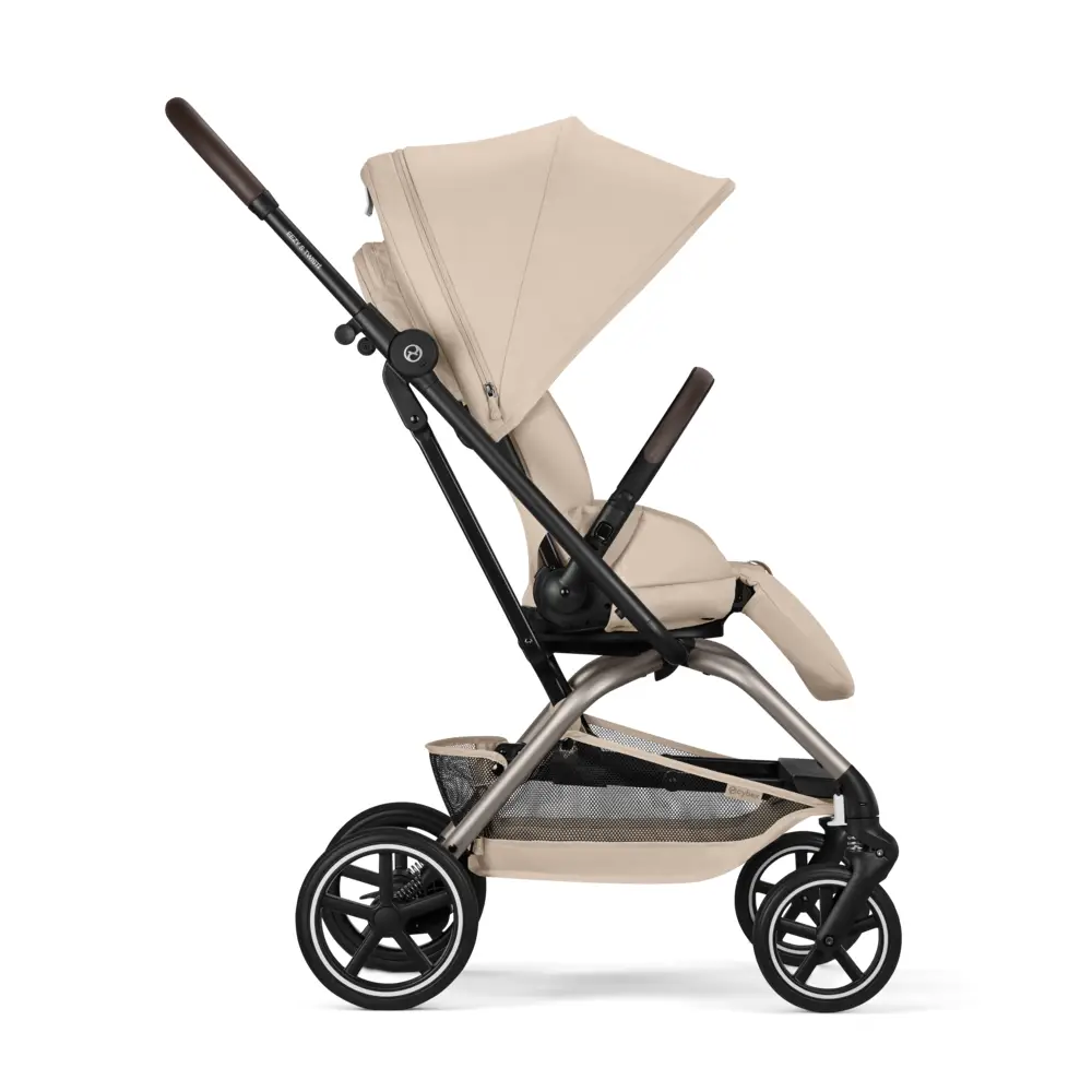 Cybex EEZY S TWIST klapvogn + 2 TPE Almond Beige