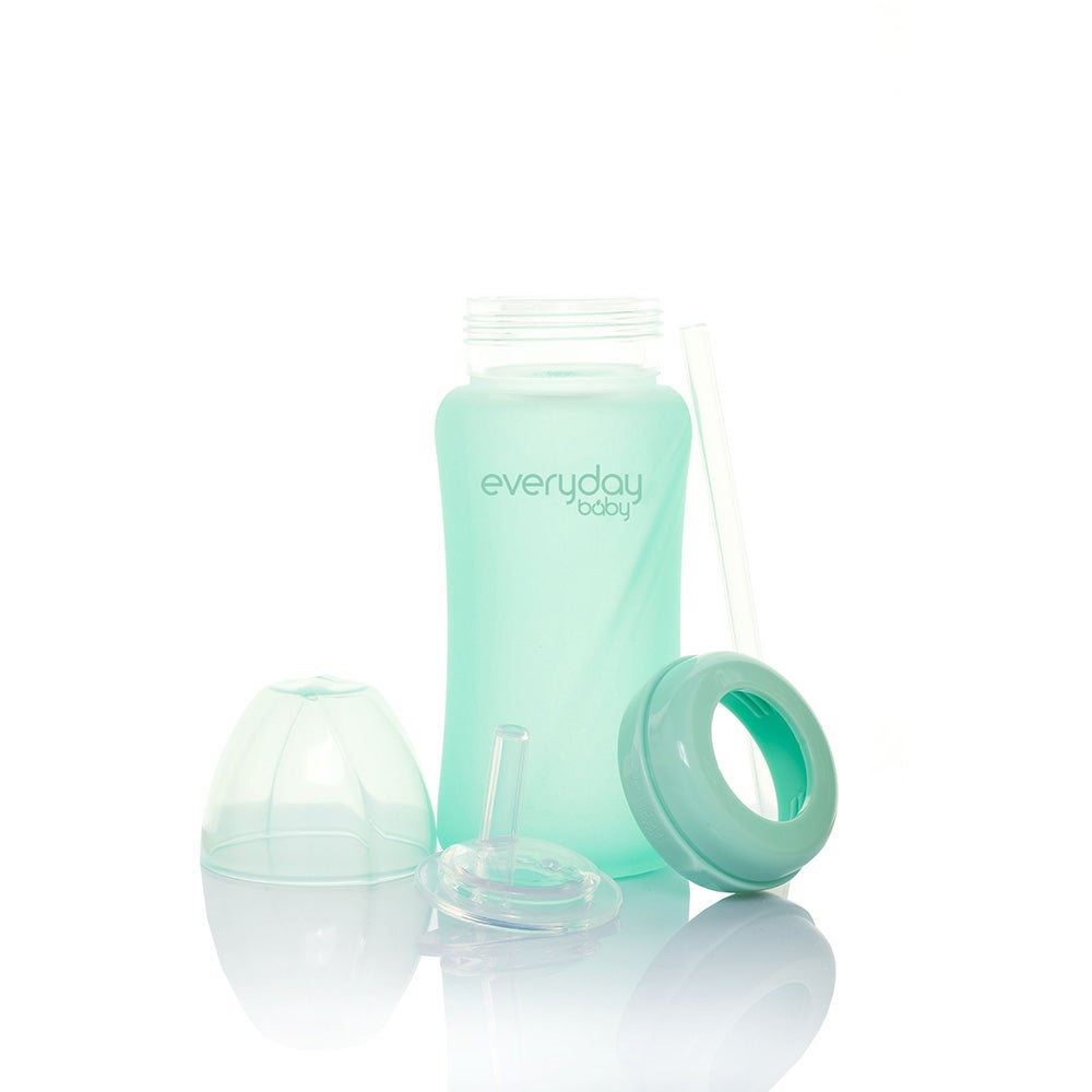 Everyday sugerørflaske Healthy + 240 ml - Mint Green