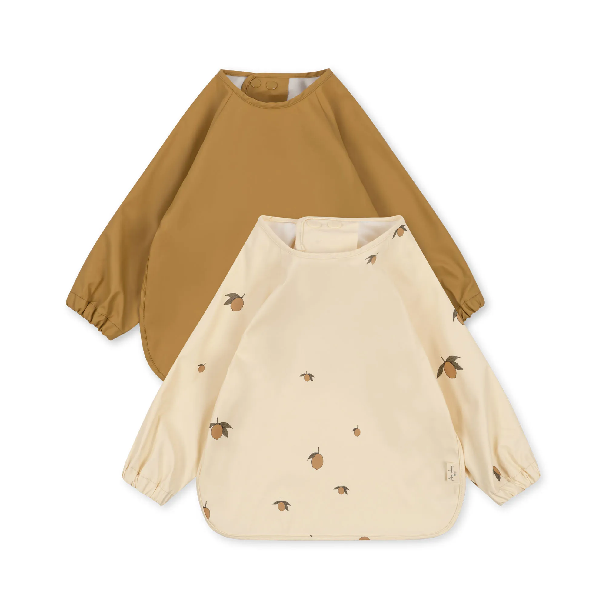 Konges Sløjd Hagesmække med ærmer 2-pak Lemon