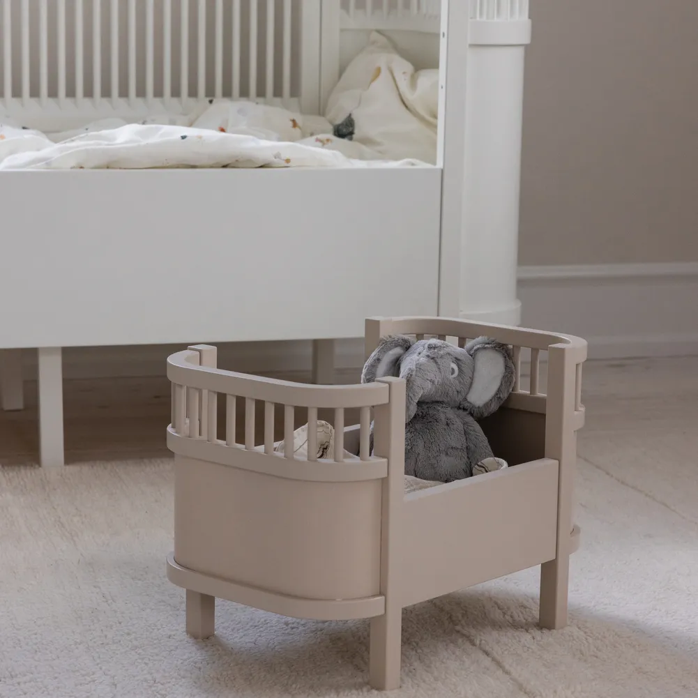 Sebra dukkeseng med madras Birchbark rose