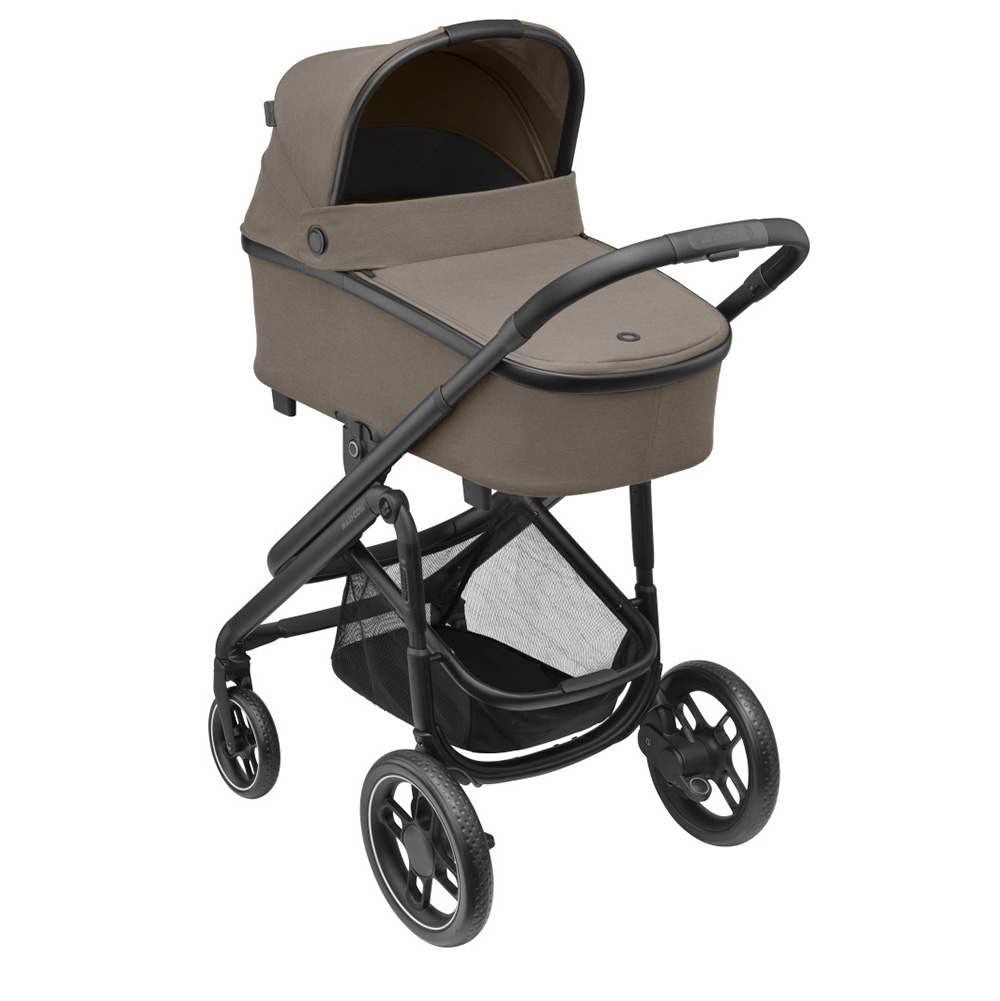 Maxi-Cosi Plaza Plus Twilic Trøffel (sort stel og sort læder)