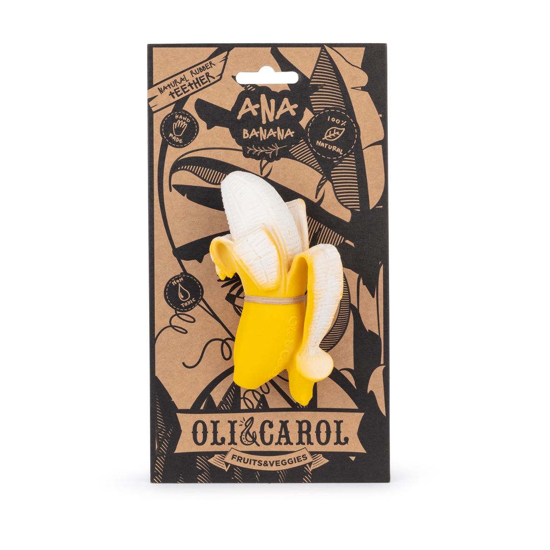 Oli & Carol Ana Banana teething toy