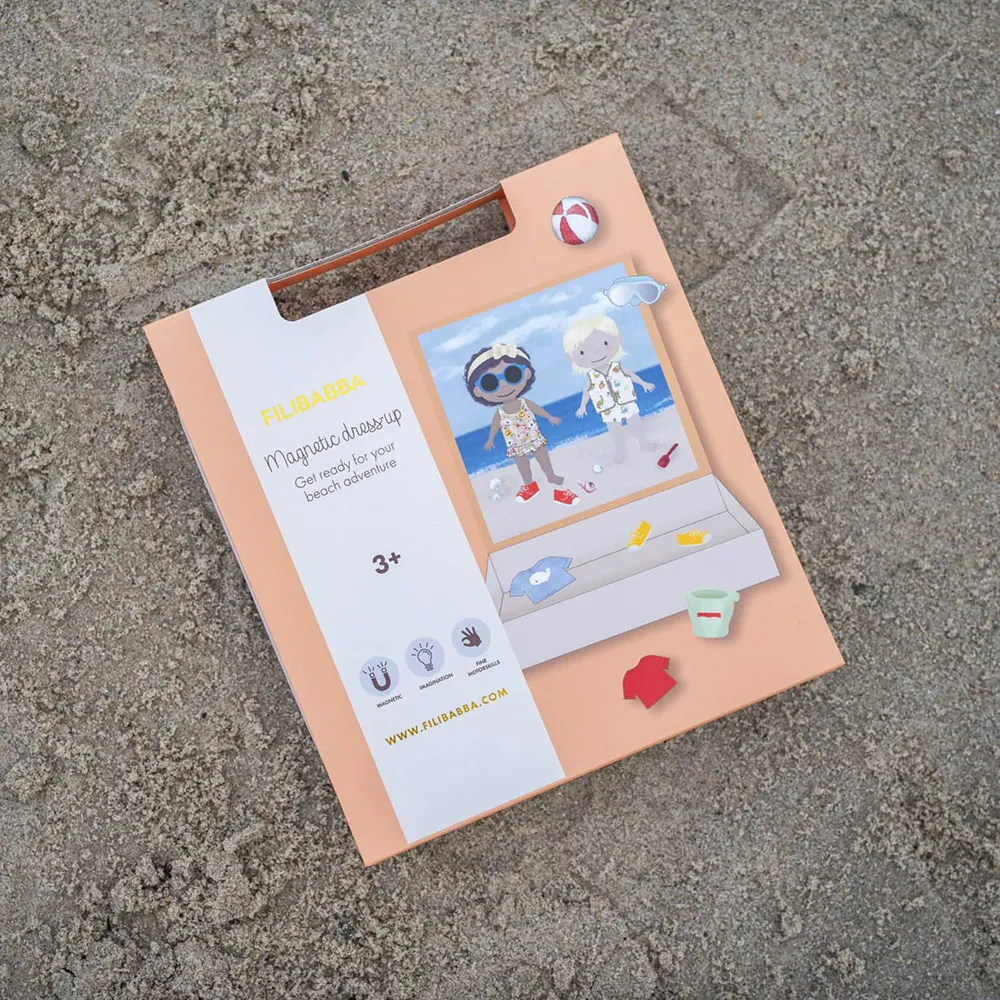 Filibabba Magnetisk spil - En dag på stranden