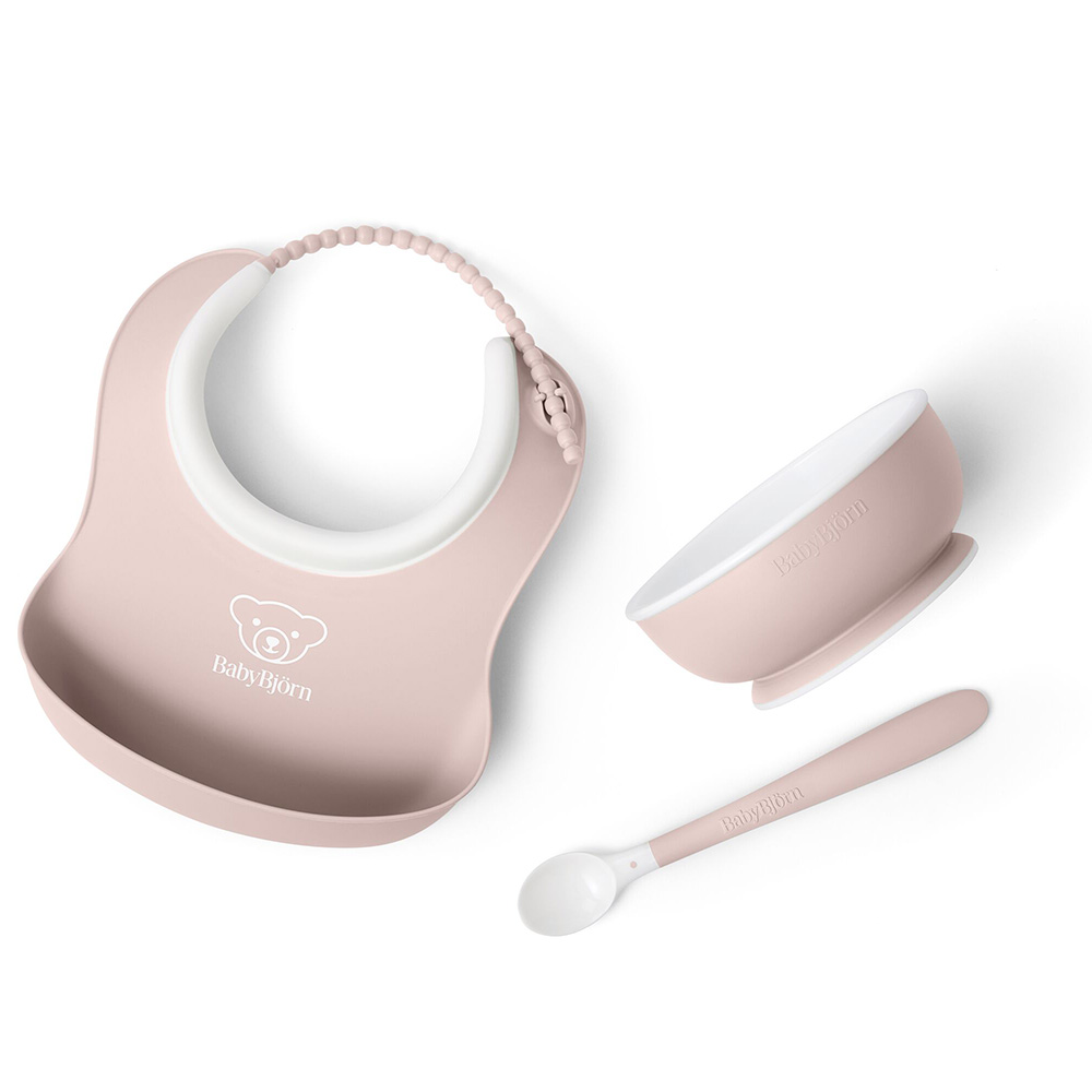 BabyBjörn børnemiddagssæt 3 stk. Powder Pink