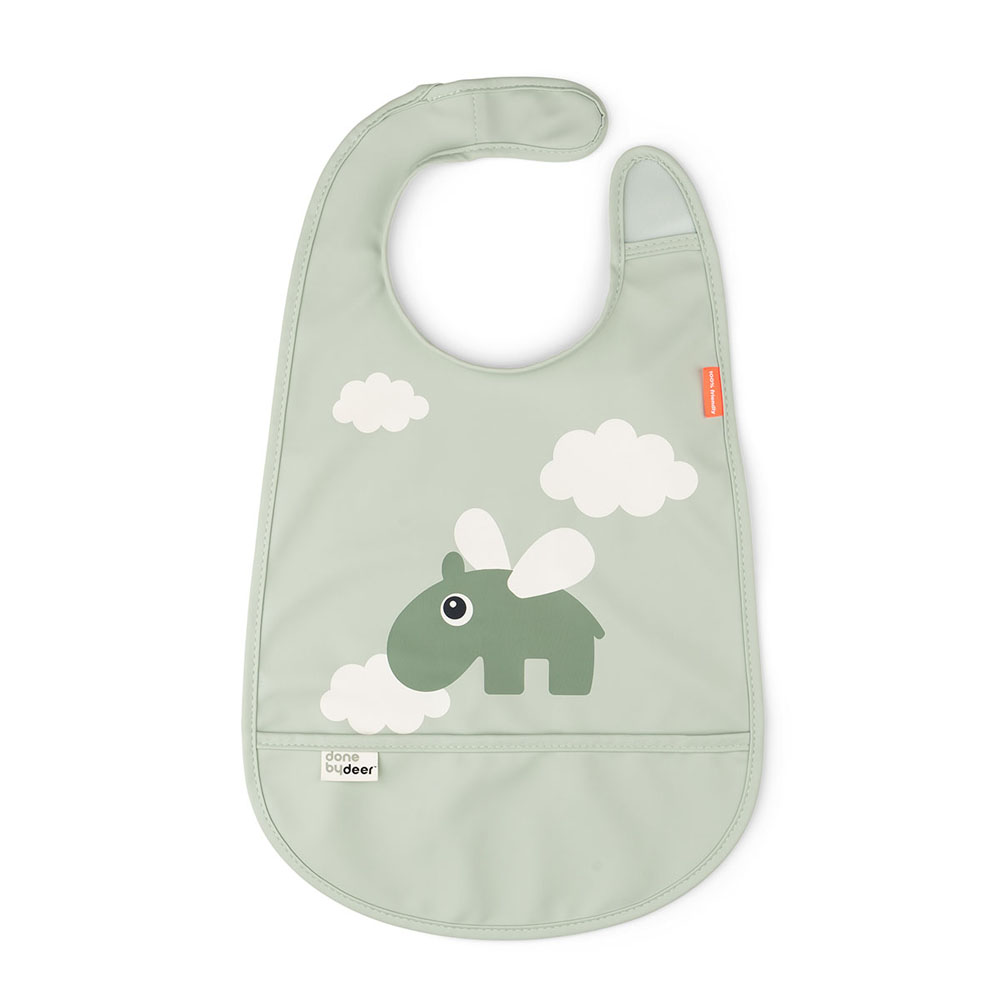 Done by Deer Hagesmæk m/velcro Happy clouds Green