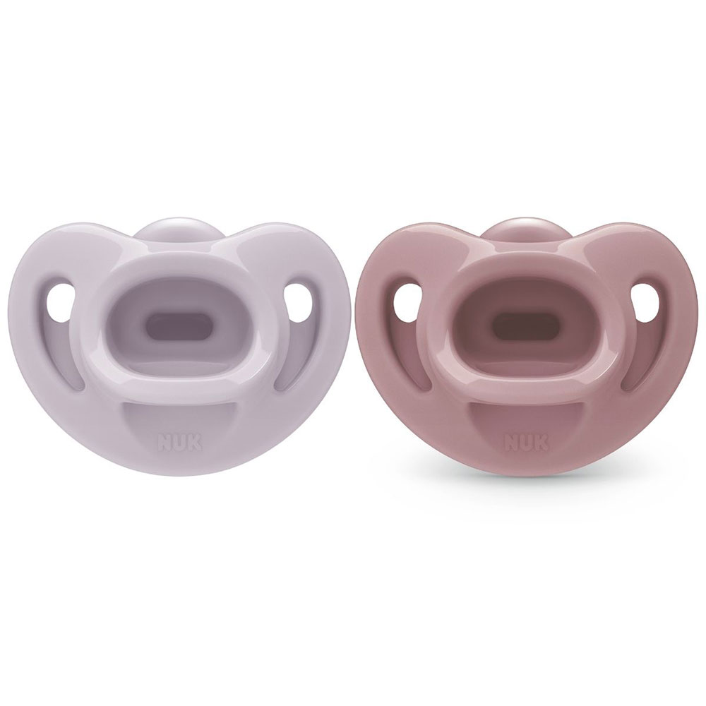 NUK Sut First Choice Soft Purple/Red 0-6 mdr.