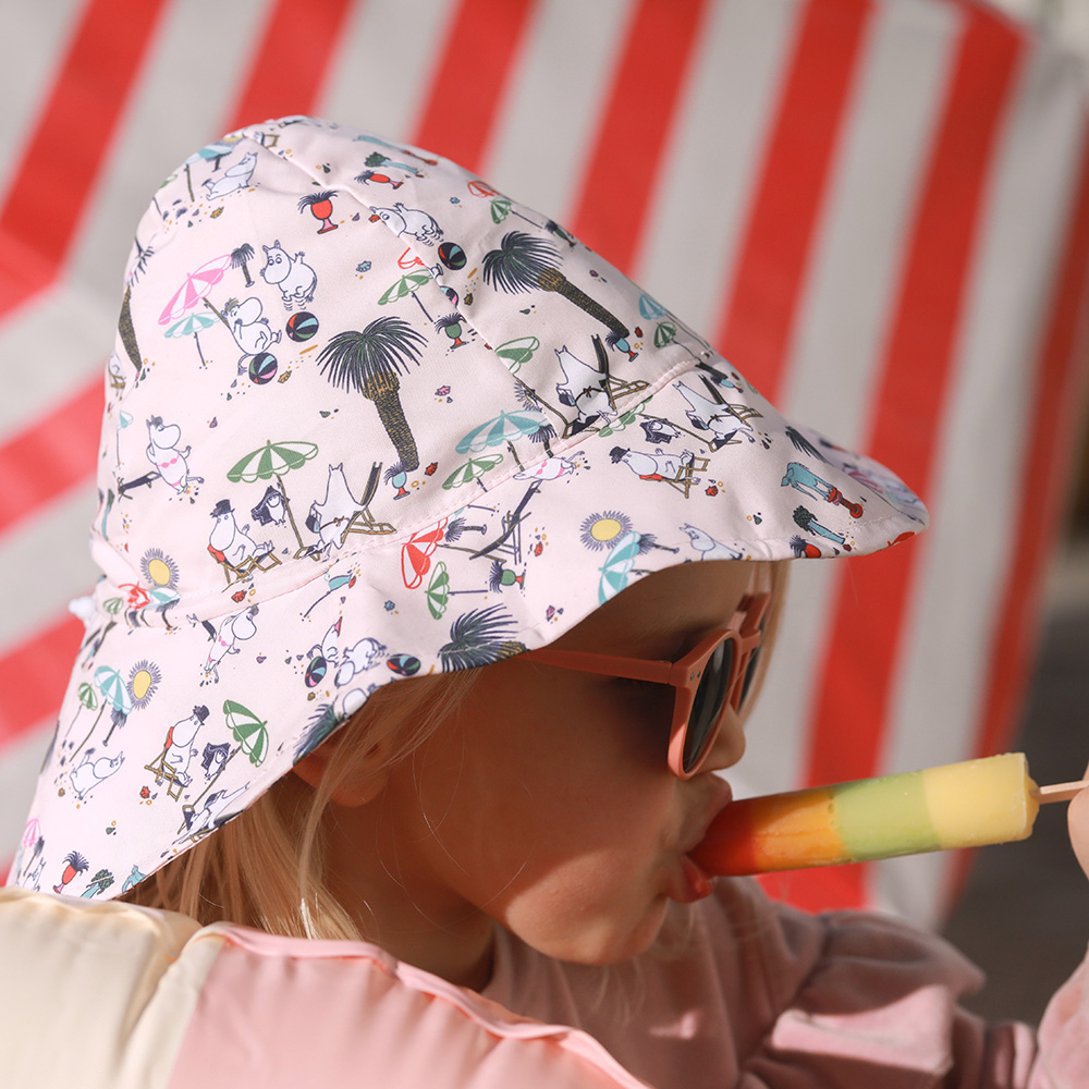 Rätt Start Moomin, Solhat, pink, (størrelse 10 måneder - 2 år)