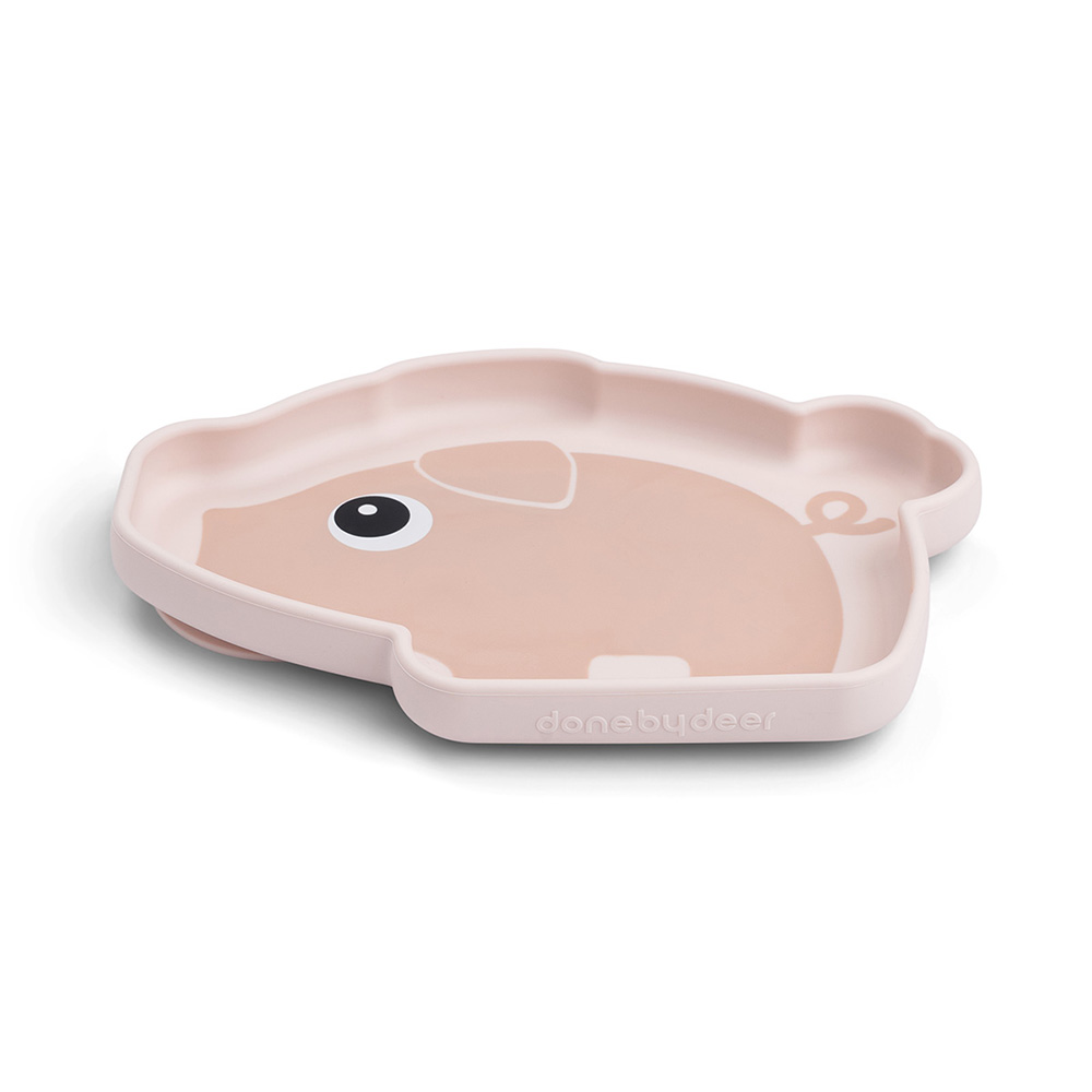 Done by Deer silikone snack tallerken Pigee Powder