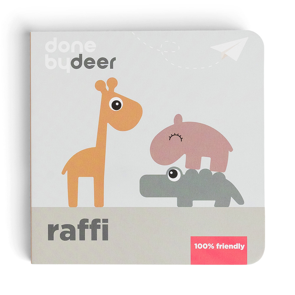 Done by Deer Board book Venskab Raffi Colour mix