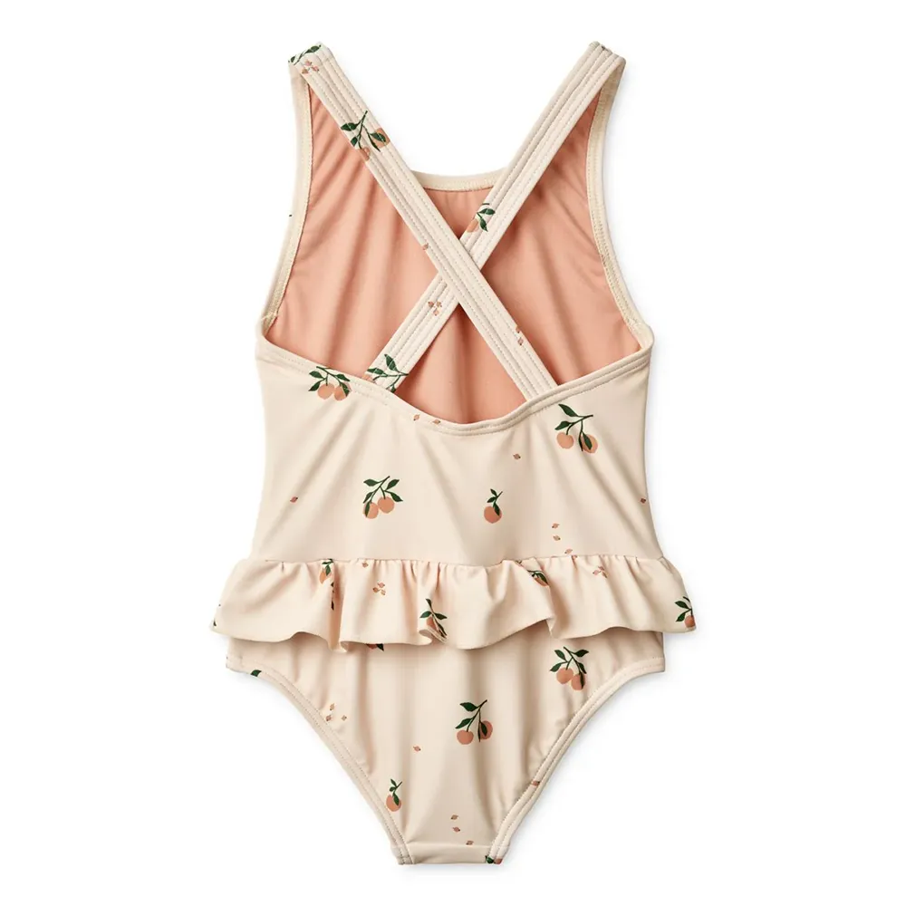 Liewood Amara Badedragt størrelse 86 Peach/Sea shell