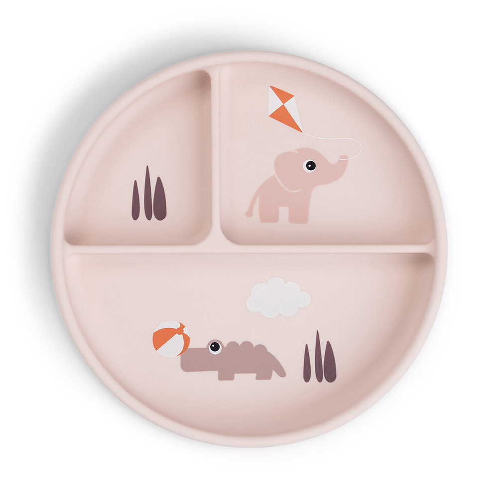 Done by Deer Stick&Stay tallerken med rum Playground Powder