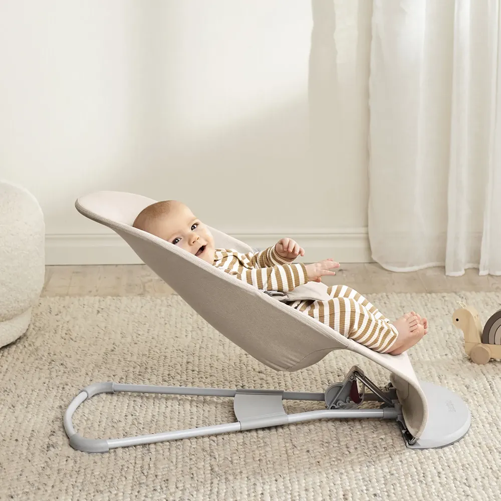 Babybjörn Babysitter Bliss woven Melange Light beige