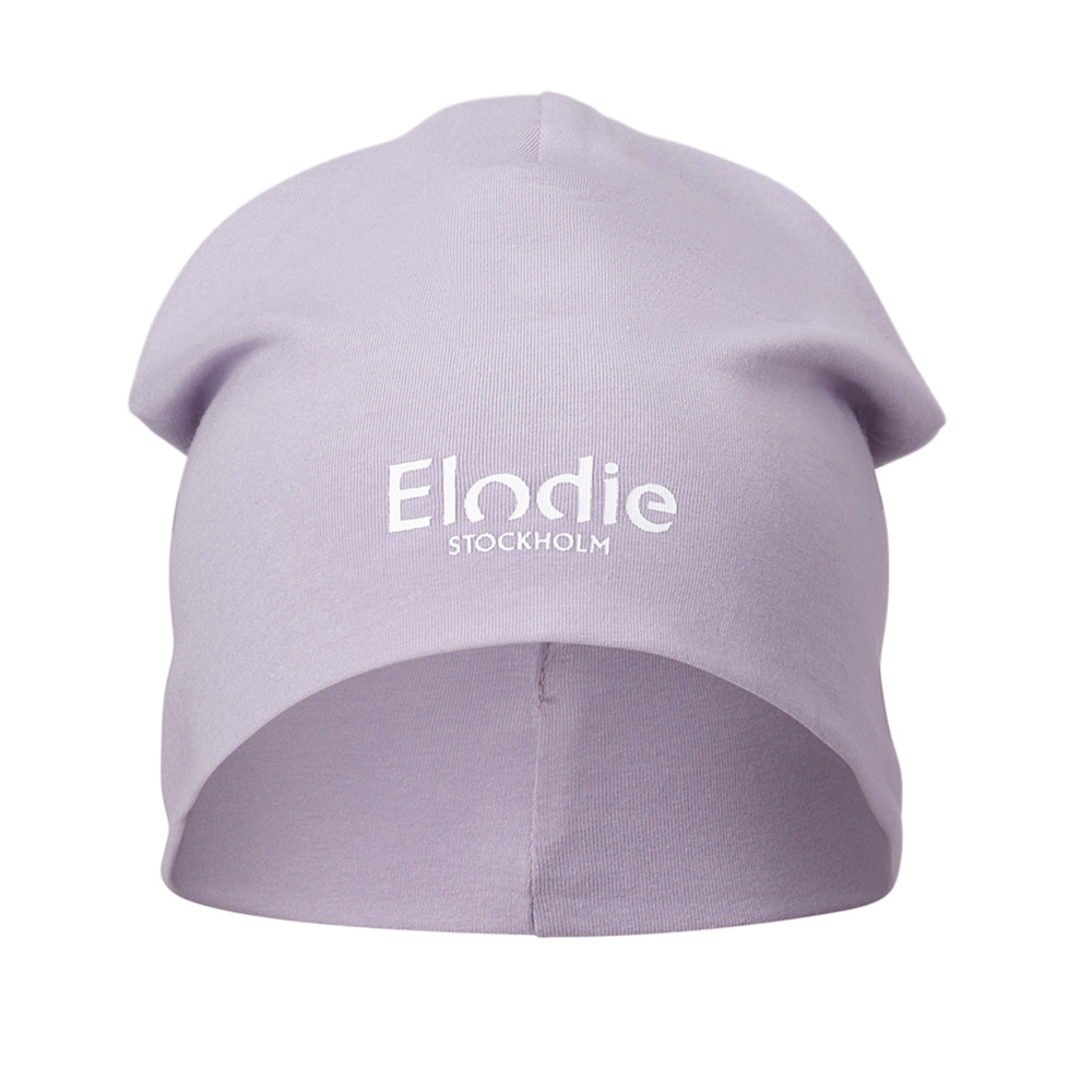 Elodie  bomuldshætte Logo Lavender Love 0-6 m