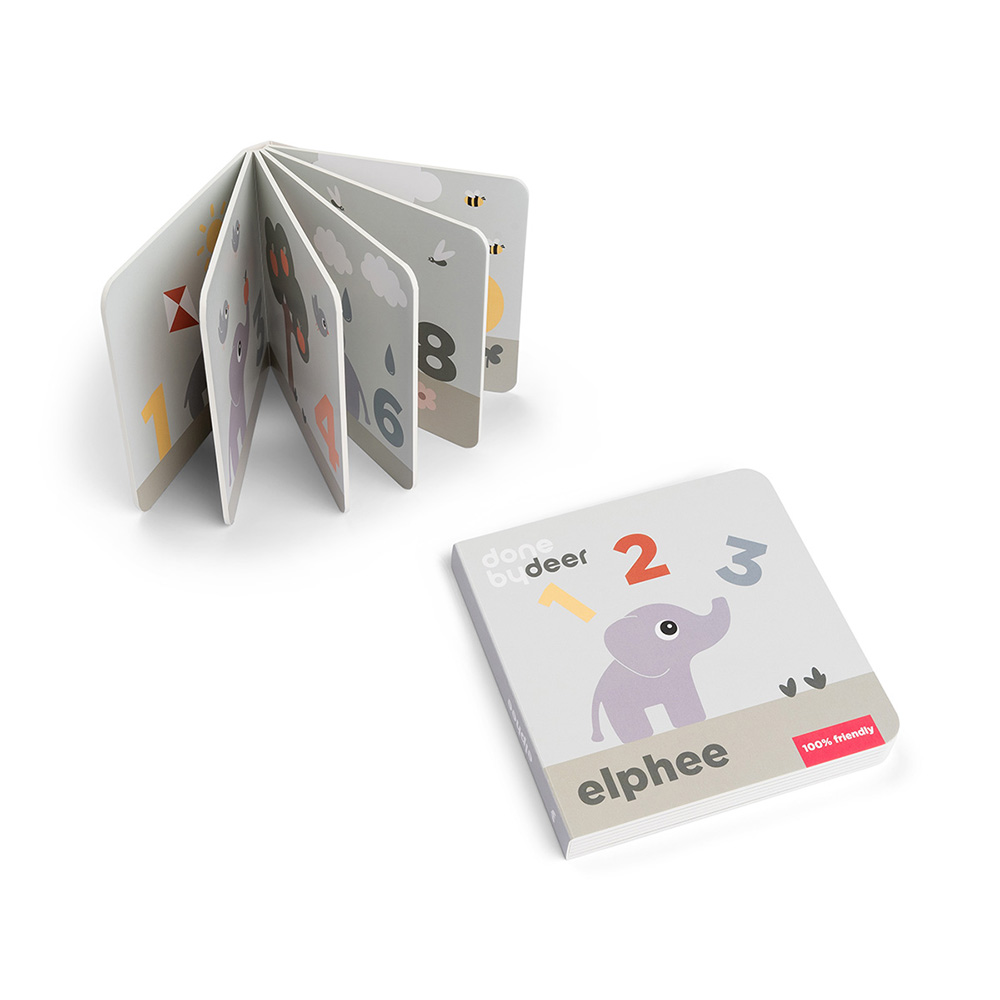 Done by Deer Board book tælle Elphee Colour mix