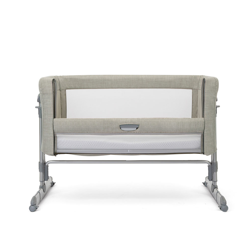 Joie Roomie Glide bedside side bed Almond