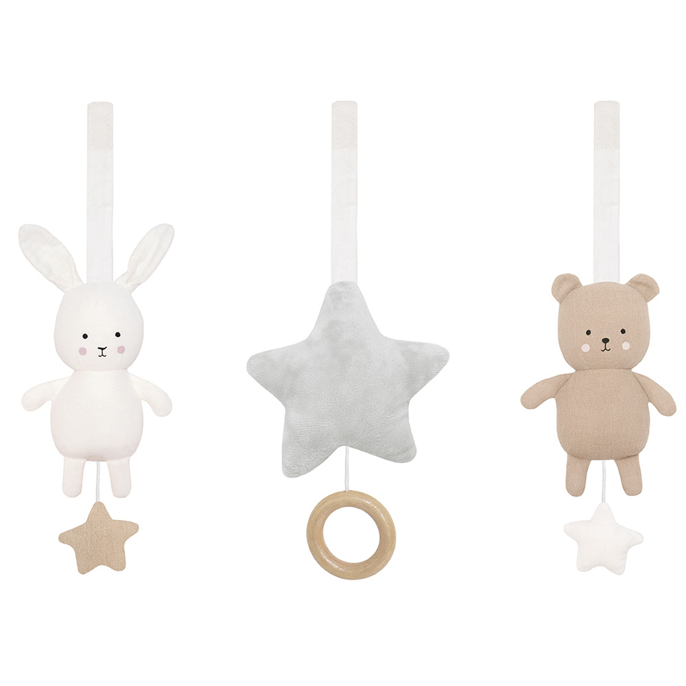 Jabadabado Babygym figurer Teddy & Kanin