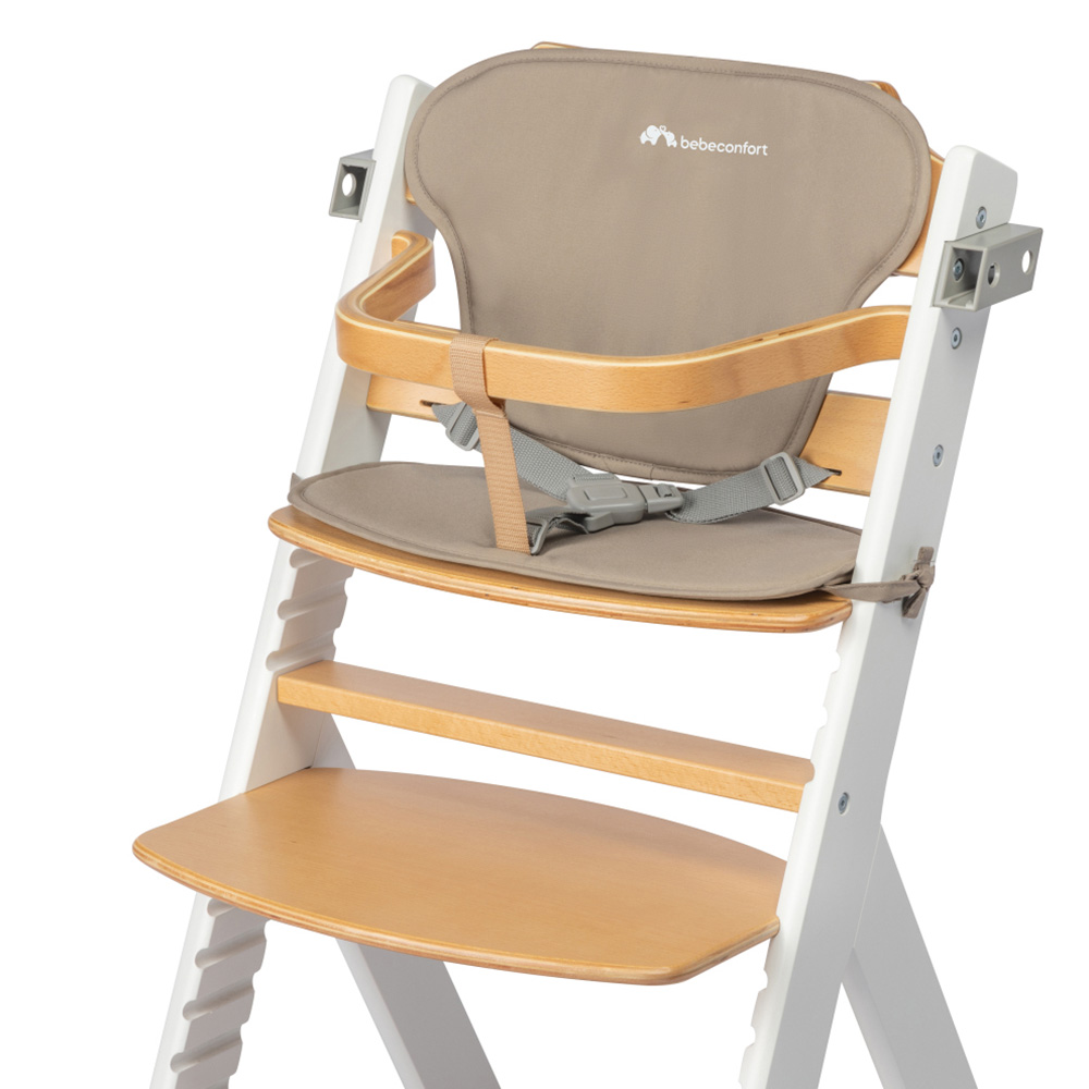 Bebeconfort TIMBA stol med hynde Lyst træ/beige