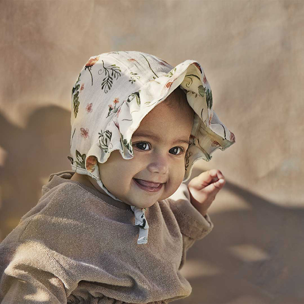 Elodie Baby Hat Meadow Blossom 3-6m