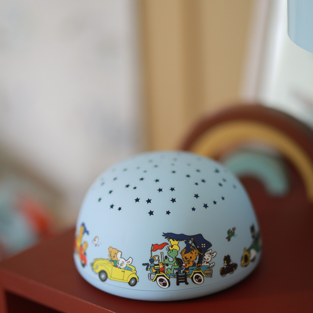 Rätt Start Bamse Natlampe med stjernehimmel og musik