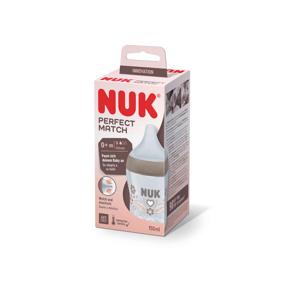  NUK Perfect Match Sutteflaske 150 ml - Hjerte