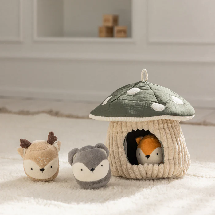 Sebra aktivitetslegetøj titte-bøh svamp