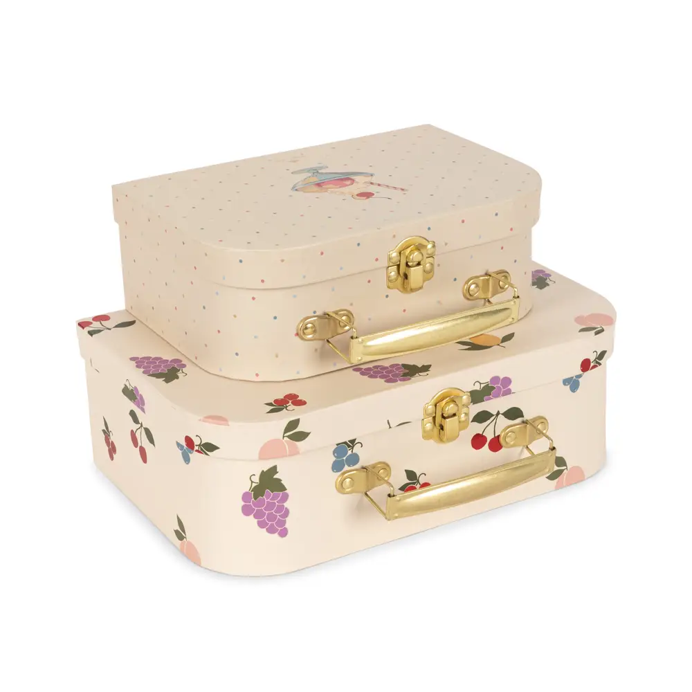 Konges Sløjd 2-pak Rejsekufferter Fruity