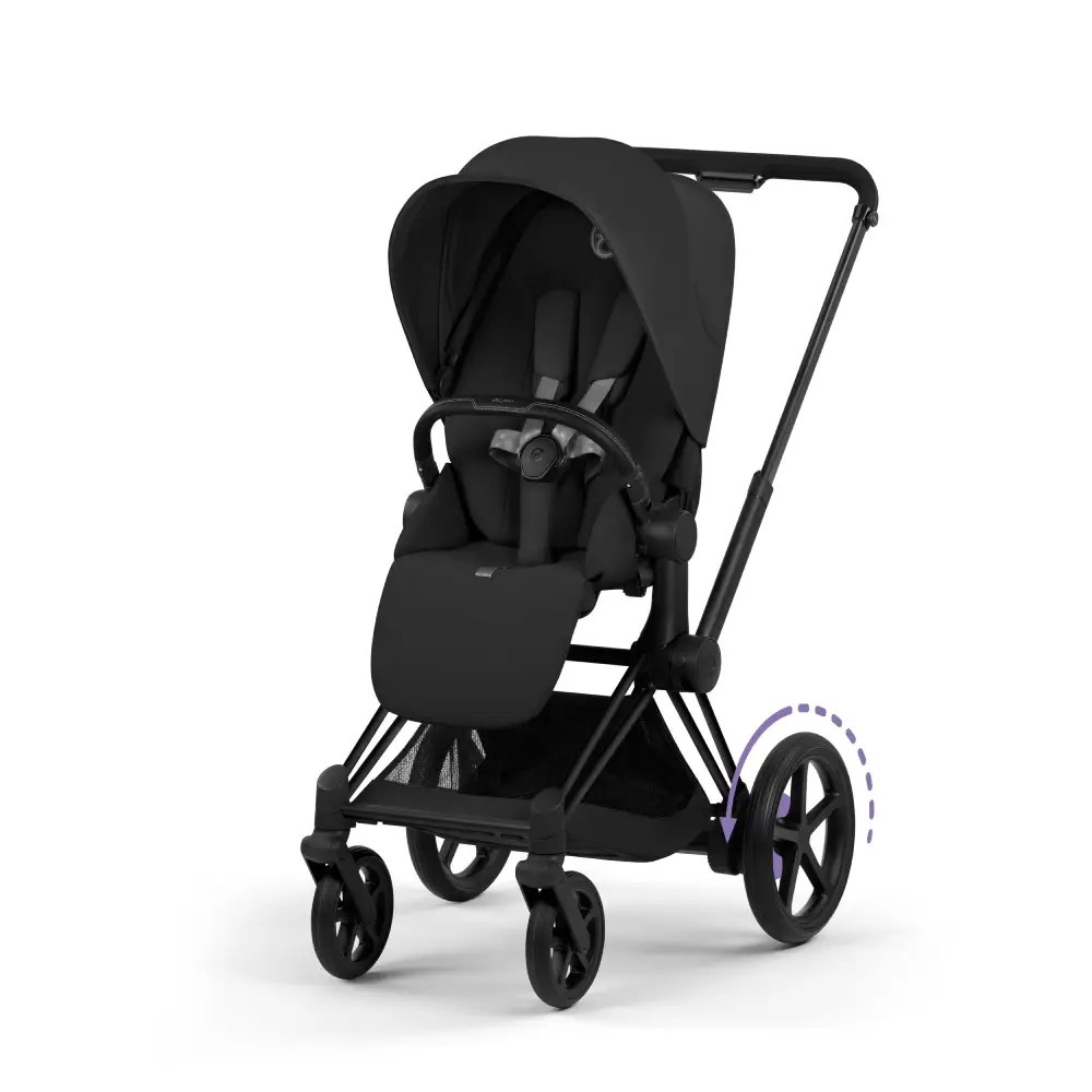 Cybex ePriam barnevogn Matt Black/Sepia Black