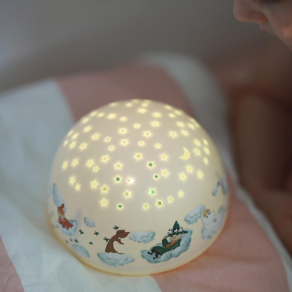 Rätt start Moomin, Natlampe med stjernehimmel og musik