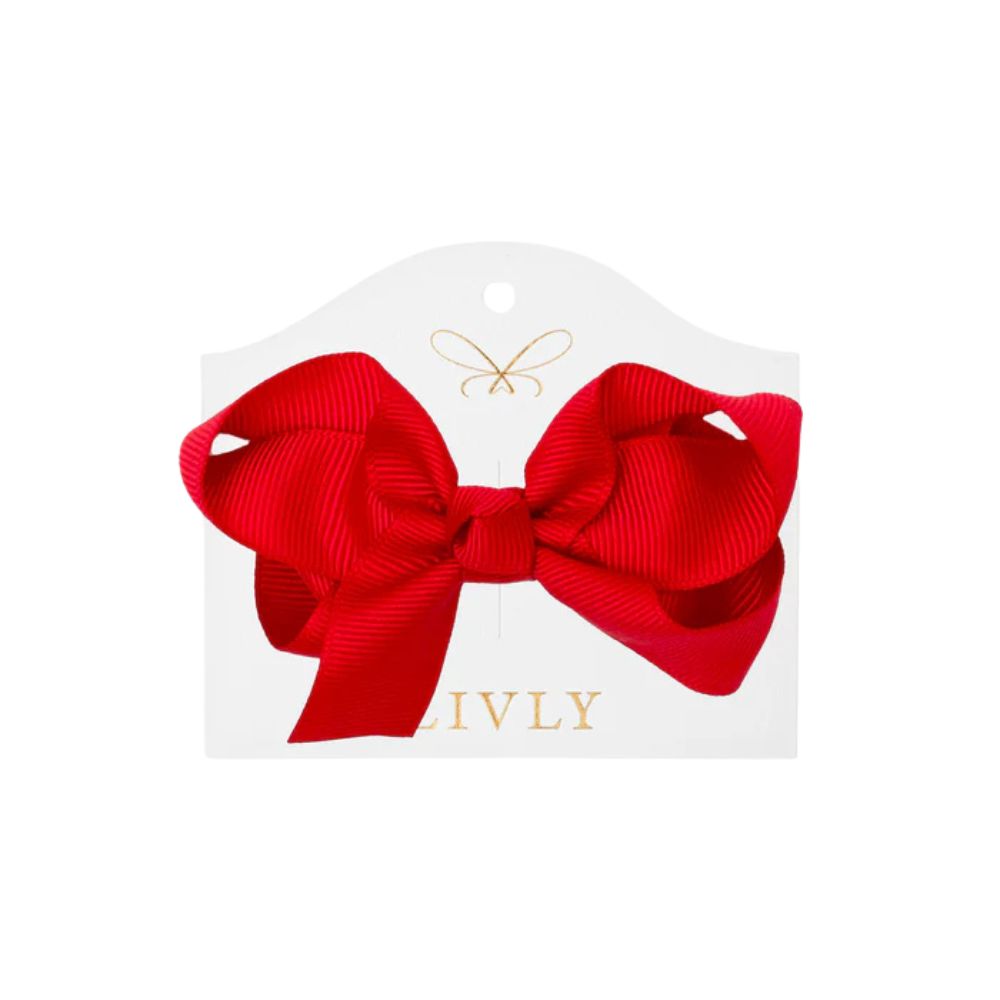Livly Solid Bow Medium Red