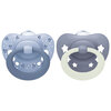 NUK Sut First Choice Classic Day & Night Blue 0-6 mdr.