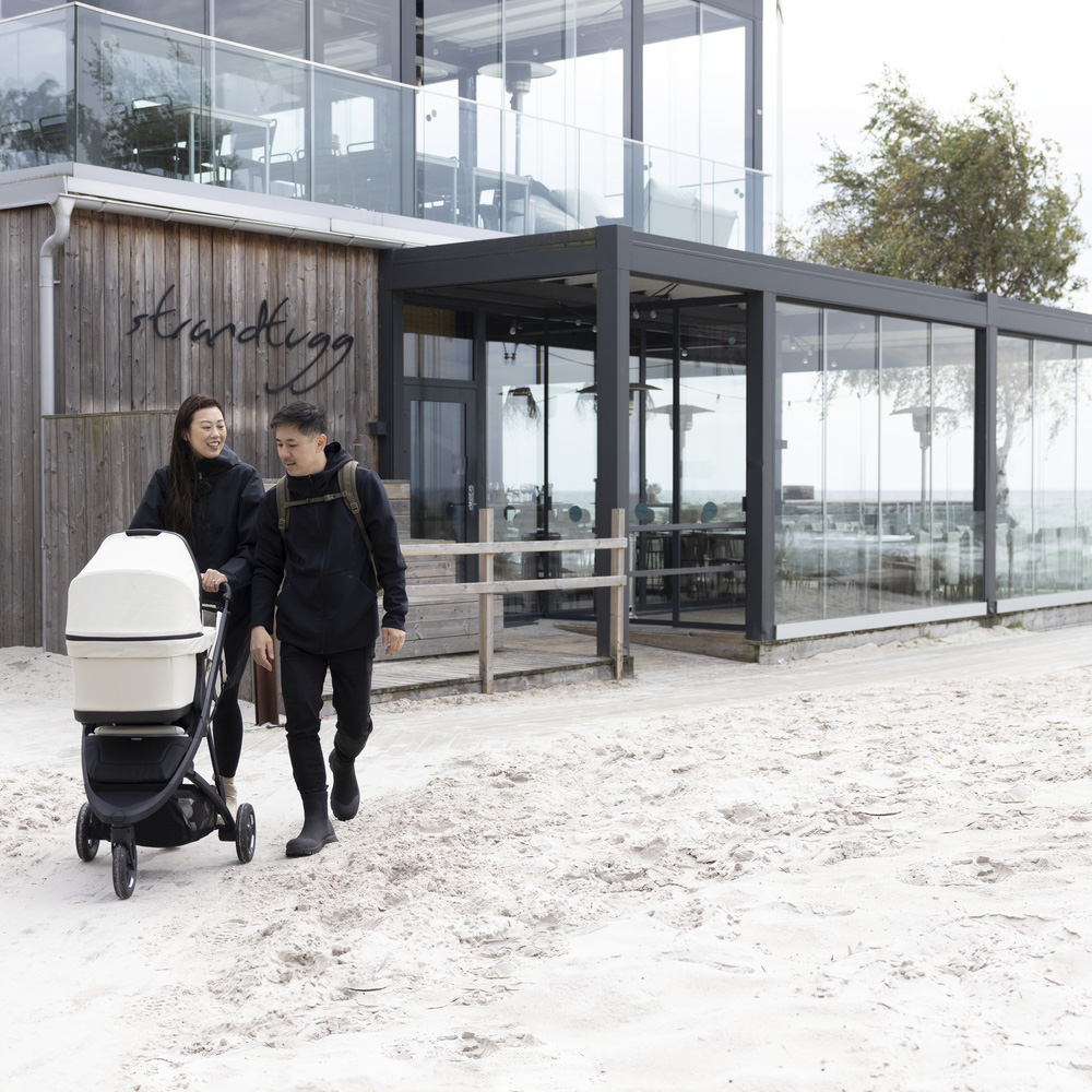 Thule Spring 2 klapvogn Soft beige on Black