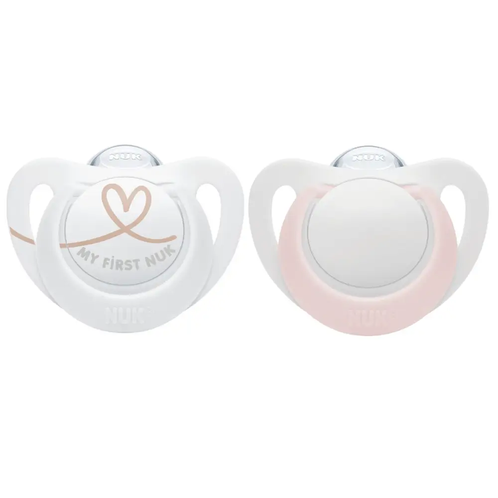 NUK Star Silikone Sut 0-6 mdr. Pink