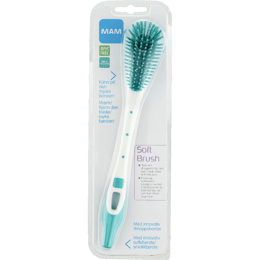 MAM Soft Brush 1p blå