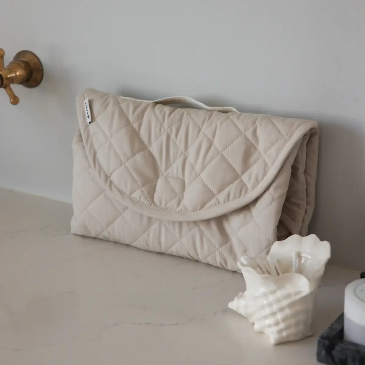 Sebra On-the-Go pusleunderlag Morning Beige