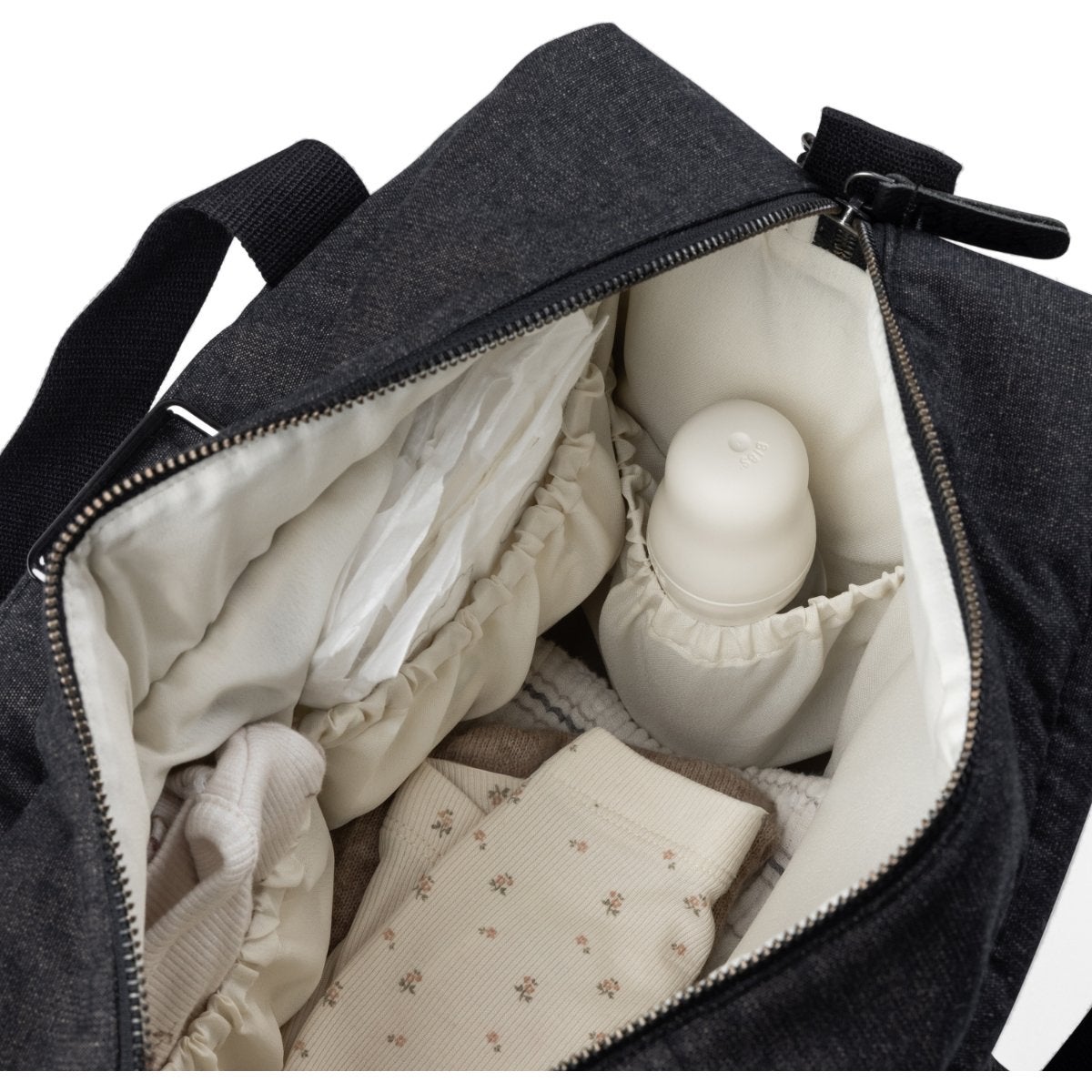 Sebra On-the-go pusletaske dark grey melange