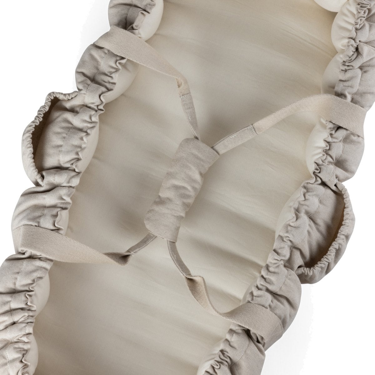 Sebra Babynest 3-i-1 med kaleche morning beige melange