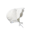 Elodie Baby Hat White Bouclé 3-6 m