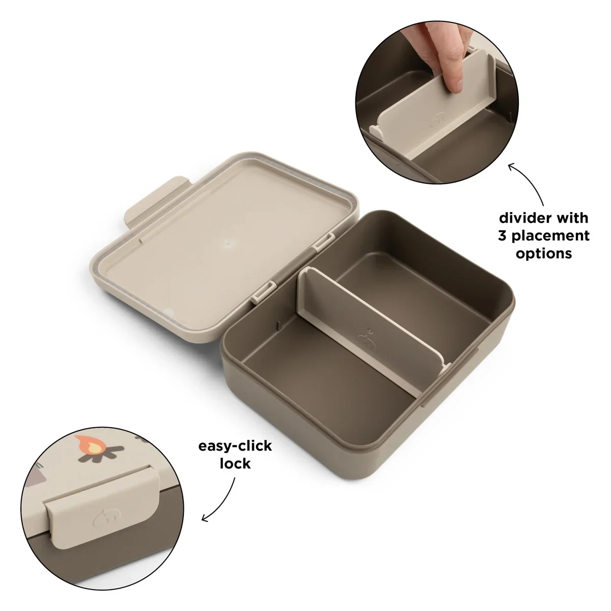 Done by Deer madkasse med rumdeler – Tiny Trails Sand
