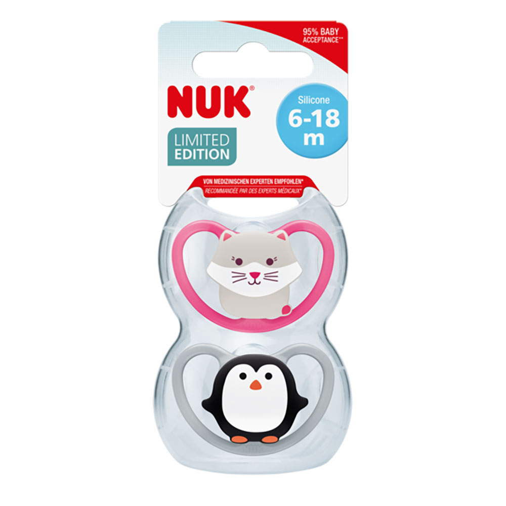 NUK sutteflaske 6-18m Space Limited Edition Monochrome